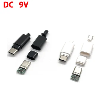 1 компл. 9 В PD/QC Плата-приманка модуль быстрой зарядки PD 2 3,0 DC триггерный кабель USB Type-C штекер печатной платы QC4 разъем для зарядки