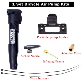 1 комплект Мини-велосипедного воздушного насоса, портативного накачивателя шин для горных велосипедов, футбольного баскетбольного ручного насоса высокого давления, комплектов