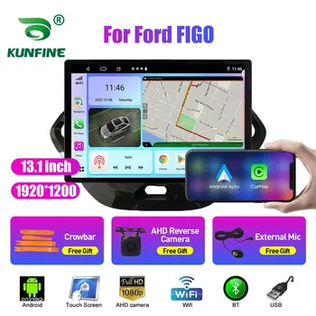 13,1-дюймовый Автомобильный Радиоприемник Для Ford FIGO Автомобильный DVD GPS Навигация Стерео Carplay 2 Din Центральный Мультимедийный Android Auto