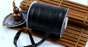 15 мм черная полиэфирная Атласная Косая Связующая лента Красочная для DIY Craft Швейные Аксессуары ручной работы Складная лента