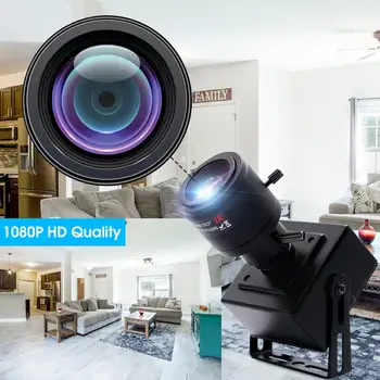 2,0-мегапиксельная веб-камера 1920Х1080 CMOS OV2710 с переменным фокусным расстоянием 2,8-12 мм USB-видеокамера для ПК Skype, запись видеозвонков