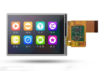 2,4-дюймовый 14-контактный 16-битный 65K цветной ЖК-экран SPI COF TN TFT (сенсорный/без касания) Интеллектуальный ЖК-экран 320*240