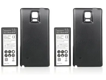 2 шт./лот 6800 мАч EB-BN910BBE Расширенный Аккумулятор + 3 Дополнительных цветных чехла Для Samsung Galaxy Note IV 4 Note4 N910F/H/S/ U/L/A/P