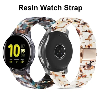 20-миллиметровый ремешок из смолы для Samsung Galaxy Watch, 3 ремешка, замена браслета Fossil Gen 5, 22-миллиметровый ремешок для часов Amazfit BIP Belt
