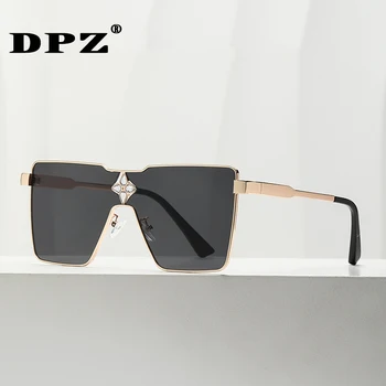 2023 DPZ Градиентные Солнцезащитные очки в стиле ПАНК, женская мода, мужской Винтажный бренд, дизайн, Солнцезащитные очки uv400, Очки-вкладыши
