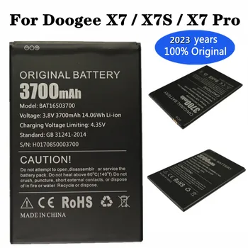 2023 года Высокое Качество BAT16503700 Оригинальный Аккумулятор Для Doogee X7/X7S/X7 Pro X7Pro 3700 мАч Телефон Batterie Bateria Batterij