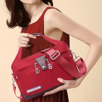 2023 Новые модные женские сумки-мессенджеры из ткани Оксфорд большой емкости, женская легкая уличная сумка через плечо, дизайнерская сумка для путешествий