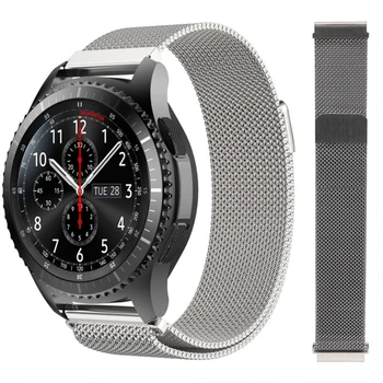 22 мм 20 мм Миланский Ремешок для Samsung Galaxy Watch 3/6/4/Classic/5/5 Pro 44 мм 40 мм Браслет для Huawei Watch 4 3/GT 2 Amazfit GTR