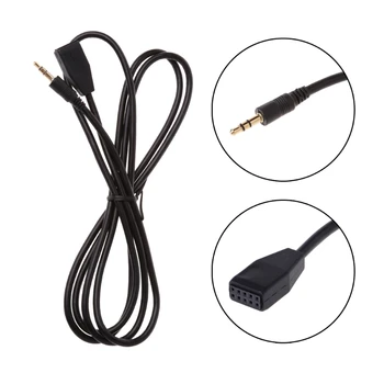 3,5 мм 10PIN Интерфейс AUX Входной Кабель Аудиоразъем Музыкальный Адаптер Для BMW E46 Auto Cable Adapter Socket