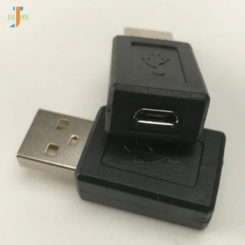 300 шт./лот Mini Black USB Male to Micro USB Female B M / F Разъем адаптера Конвертер smt88 для ТВ, кинотеатра, мобильного телефона