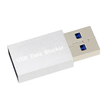 4 шт. USB-блокиратор данных, работающий только от зарядки, адаптер для предотвращения подключения к USB-разъему, Блокиратор синхронизации данных, адаптер для блокировки синхронизации данных
