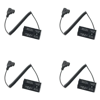 4X Кабель-адаптер Питания Для разъема D-Tap К Фиктивной Батарее NP-F Для Sony NP F550 F570 F770 NP F970