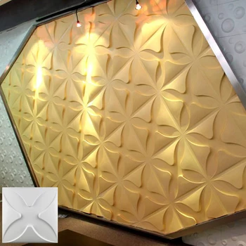 4шт 30 см 3D наклейка на стену декор потолок гостиная 3D обои фреска водонепроницаемая 3D Настенная панель плесень ванная комната кухня Офис