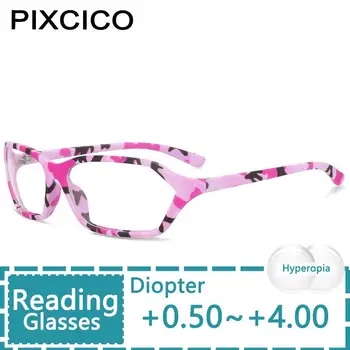 55575 Модные женские очки в цветочной оправе Y2K Солнцезащитные очки для пресбиопии Женские ретро-очки в оправе Uv400