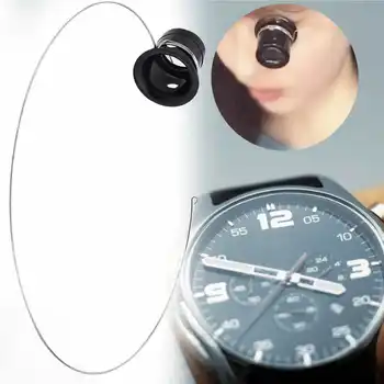 5X 10X Инструмент, увеличительное стекло, набор линз-лупы, аксессуар для ремонта часов с ремешком на голову для часовщика, инструмент для ремонта часов