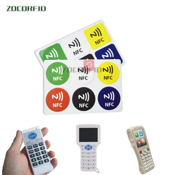 6 шт. /лот 13,56 МГц UID сменный S50 1K NFC Наклейка Карта Laber NFC метка Перезаписываемый Сектор 0 Блок 0 Копия Карты Доступа