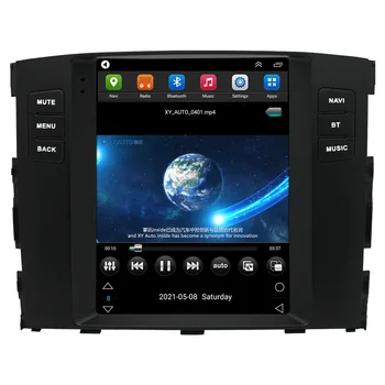 9.7‘2.5D Tesla стиль Android автомобильный DVD-плеер GPS Навигация для Mitsubishi pajero 2006-2022 радио стерео аудио авто 1G 16G