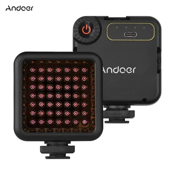 Andoer IR49S Mini IR Night Vision Light Инфракрасная Лампа Для Фотосъемки с 3-мя Креплениями для Холодного Башмака для Камеры Видеокамеры Видеозаписи