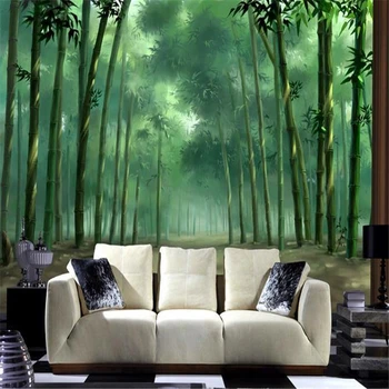 beibehang 3d стереоскопические бамбуковые фрески Европа ТВ фон обои гостиная спальня фрески papel de parede обои