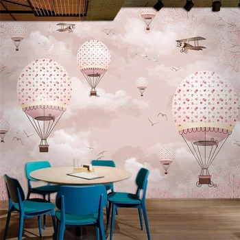 beibehang papel de parede Пользовательские обои 3d фотообои мультфильм воздушный шар детская комната фон обои живопись