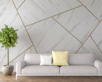 beibehang Настройте новые современные минималистичные абстрактные геометрические мраморные обои для телевизора papel de parede 3d papier peint
