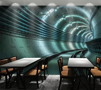 beibehang Пользовательские обои 3D стерео фотообои расширение туннеля гостиная спальня фон обои 3d papel de parede