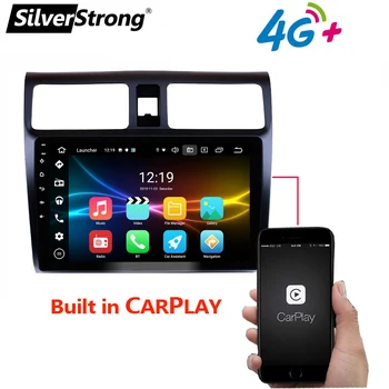 CARPLAY, RDS, DSP, Android10.0,4G Автомобильный МАГНИТОФОН GPS для Suzuki SWIFT, 2din 32 ГБ, карта NAVITEL I-GO