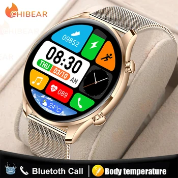 ChiBear Bluetooth Call Смарт-часы Женские Мужские 1,32 