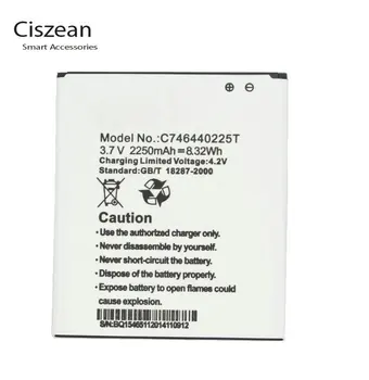 Ciszean 1x3,7 В 2250 мАч Сменный Литий-ионный Аккумулятор C746440225T Для BLU STUDIO 5, 5 D610 D610A батареи