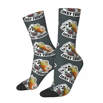 Csgo Lucky Thirteen Зимние носки унисекс CSGO в стиле хип-хоп Happy Socks в уличном стиле Crazy Sock