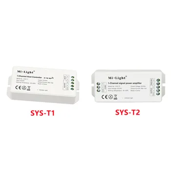 DC24V 15A Усиливает мощность 1-канального хост-контроллера Miboxer SYS-T1/SYS-T2/усилителя мощности сигнала для светодиодных ламп серии Signal SYS