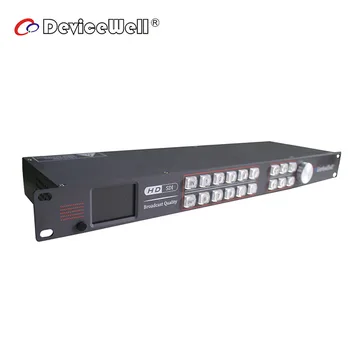 Devicewell SCP1016 16-КАНАЛЬНАЯ Передача Сигнала HD 3D SD, Автоматическое Выравнивание, Восстановление Часов, Матричный Переключатель Seamless16x16