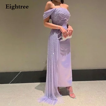 Eightree Фиолетовые Винтажные Вечерние Платья Без Бретелек На Одно Плечо Русалка Abendkleider Dubai Party Dresses Платья Для Женщин 2023