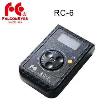 Falcon Eyes RC-6 Портативный Пульт Дистанционного Управления Поворотным Управлением для Светодиодного Фото-Видео Освещения RX-12TD RX-18TD и SO-28TD/48TD/68TD Мягкий Свет