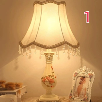 GG3135 Настольная лампа для спальни в европейском стиле, прикроватная лампа для девочек, свадебная комната, креативная ретро-принцесса, маленькая роскошь