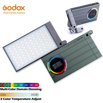 Godox M1 RGB LED Light 2500 K-8500K Полноцветный Карманный светодиодный Перезаряжаемый видеосигнал Type-C vs MC Pixel G1s VIJIM