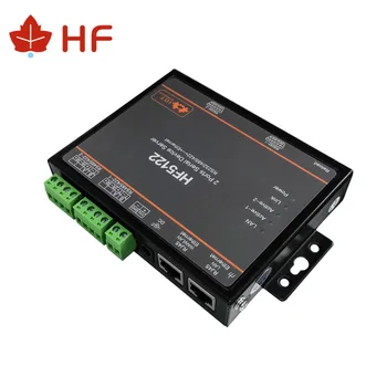 HF5122 RJ45 RS232/485/422 Serial To Ethernet Бесплатный RTOS Последовательный 2-портовый преобразователь передачи данных Последовательный сервер (равен 2шт HF5111B)