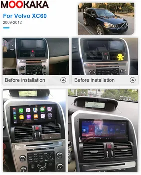 IPS Android 10,0 4 + 64G Автомобильный GPS Navi для Volvo XC60 2009-2016 Авто Радио Стерео Мультимедийный Плеер Рекордер Головное устройство DSP Carplay