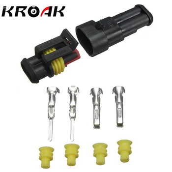 KROAK 1 Комплект автомобильных деталей 1/2/3/4/5/6 Контактный Герметичный Водонепроницаемый Электрический провод Комплект штекеров для автоматического подключения