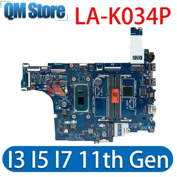 LA-K034P Для Dell Vostro 3500 3501 Материнская плата ноутбука С процессором i3-1115G4 I5-1135G7 I7-1165G7 100% Тест В порядке