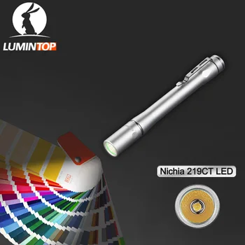 LUMINTOP Mini Pen Light Серебристый IYP365 2-Полосный Переключатель режима EDC Медицинский Фонарик-Ручка Max 200 люмен Nichia 219CT LED