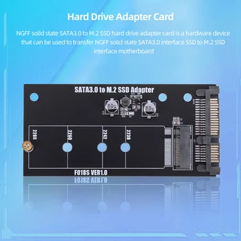 M.2 SATA адаптер 22 Pin M2 к SATA3 адаптеру Не требуются драйверы программного обеспечения твердотельный накопитель SSD Карта преобразования для ПК ноутбук