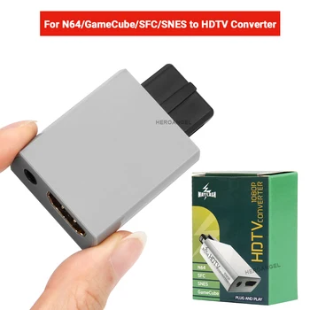 Mayflash HDTV 1080P Для N64/GameCube/SFC/SNES в HDMI-совместимый Конвертер-Адаптер 3,5 мм Аудио для ПК HDTV Монитор Дисплей