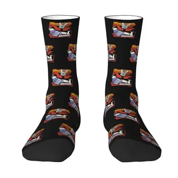 Mazinger Z Аниме Мужские Носки Для экипажа Унисекс С Милым 3D Принтом UFO Robot Grendizer Dress Socks