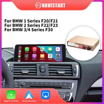 NAVISTART Беспроводной CarPlay Android Auto Для BMW 1 Серии F20/F21 2 Серии F22/F23 3/4 Серии F30 Зеркальная Ссылка AirPlay Мультимедиа