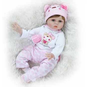 NPK Куклы для маленьких девочек из мягкого Силикона Boneca Reborn Brinquedos Bonecas bebes reborn подарки на день защиты детей игрушки перед сном