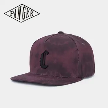 PANGKB Бренд BLACKLETTER C кепка черный фиолетовый начал хип-хоп snapback шляпа для мужчин женщин взрослых открытый повседневная солнцезащитная бейсболка