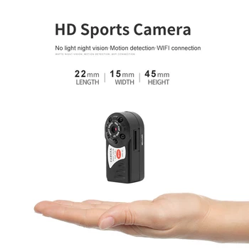 Q7 Wifi HD Mini Camera 1080P Micro Camcorders DVR Recorder Ночного видения Espia Wireless Home Security Monitor Video Small Cameras