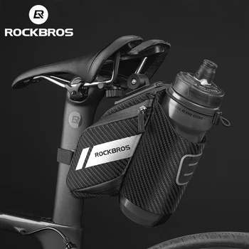 ROCKBROS 1,5 Л Велосипедная сумка Водоотталкивающая Прочная светоотражающая MTB Дорожный велосипед С бутылкой воды Карманная велосипедная сумка Аксессуары