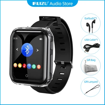 RUIZU M8 Bluetooth MP3 MP4 Плеер Мини Носимые Часы Музыкальный Видеоплеер Сенсорный Экран Walkman С FM Радио Электронная Книга Диктофон